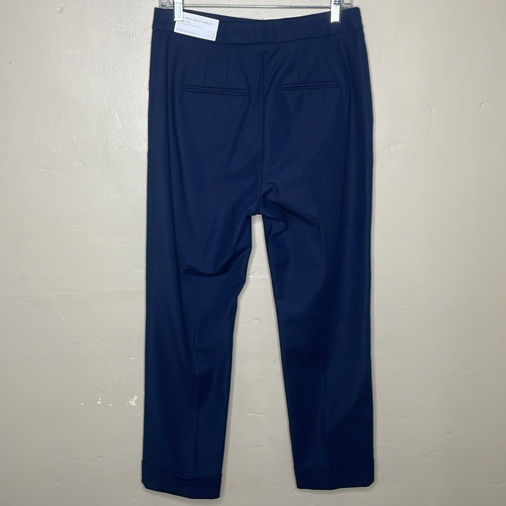 Ann Taylor Factory Navy Cropped Dress Pants